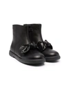 CAMPER BOW-DETAIL ANKLE LEATHER BOOTS