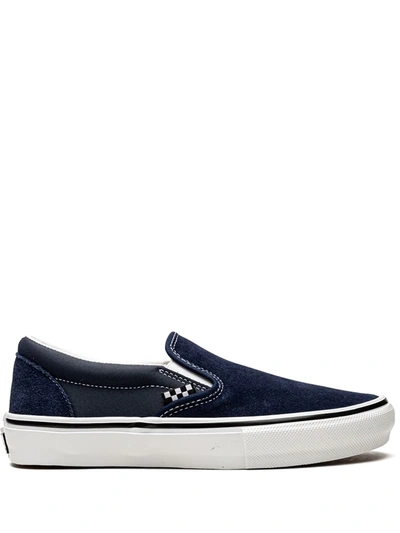 Vans Slip-on Sneakers In Blue