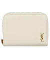 SAINT LAURENT LADIES MONOGRAM COMPACT WALLET