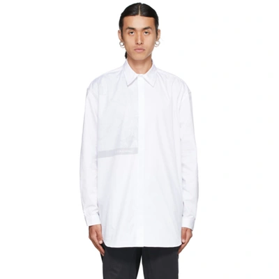 A-cold-wall* Long-length Button-up Shirt In White