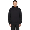 A-cold-wall* A Cold Wall Essential Cotton Drawstring Hoodie In Black