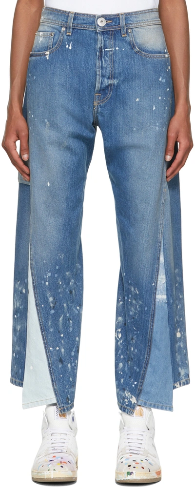 Lanvin Mens Light Blue X Gallery Dept. Straight-leg Regular Fit Jeans 29