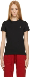 Vivienne Westwood Logo-embroidered Crew-neck T-shirt In Black