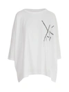 Y's O-big Logo T-shirt In White