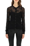 Dolce & Gabbana Open-work Cardigan With Jacquard Logo In Nero (black)