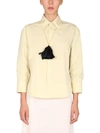 Jil Sander Green Boxy Solid Shirt In Verde