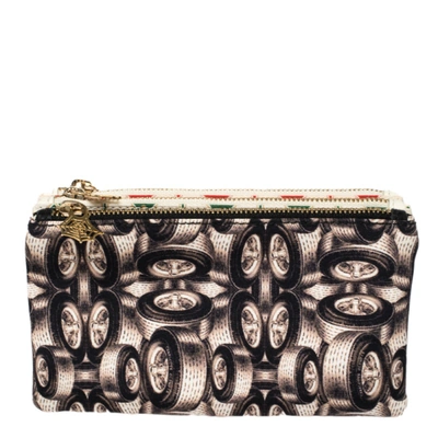 Pre-owned Charlotte Olympia Multi-color Printed Fabric Set Of 3 Clutches In Multicolor