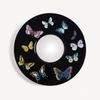 Fornasetti Frame With Convex Mirror Farfalle In Multicolour