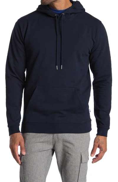 Nn07 Barrow Heathered Pullover Hoodie In Navy