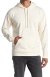 Nn07 Barrow Heathered Pullover Hoodie In Vanilla