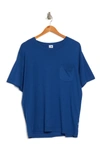 Nn07 Arnold Pocket T-shirt In Cobalt Blue