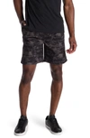Abound 7" Printed Ripstop Shorts In Black Palm Print