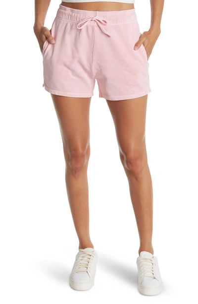 Abound Fleece Knit Shorts In Pink Candy