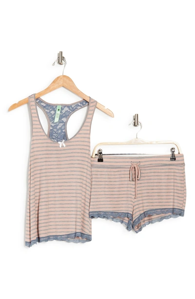 Honeydew Intimates Short Pajamas In Utopia Stripe