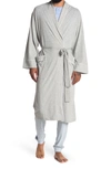 Daniel Buchler Peruvian Pima Cotton Robe In Grey Heather