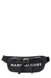 Marc Jacobs Woven Belt Bag In Black