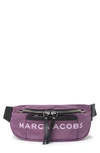 Marc Jacobs Woven Belt Bag In Purple Gumdrop