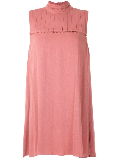 Olympiah Hagia Pleat-detail Dress In Pink