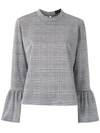 Olympiah Bourbon Long Sleeve Blouse In Multicolour