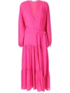 Olympiah Lourens Long Dress In Pink