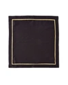 Nomi K Gold Braided Trim Napkin