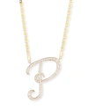 Lana 14k Malibu Diamond Initial Necklace In P