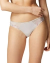 Simone Perele Andora Embroidered Bikini In Divine Linen