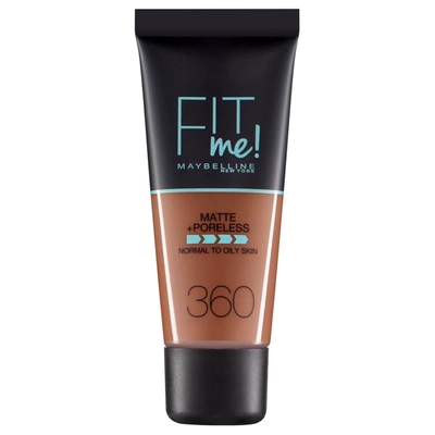 Maybelline Fit Me! Matte And Poreless Foundation 30ml (various Shades) In 0 360 Mocha