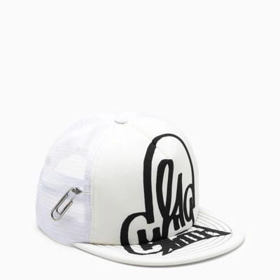 Off-white White And Black "katsu" Cap