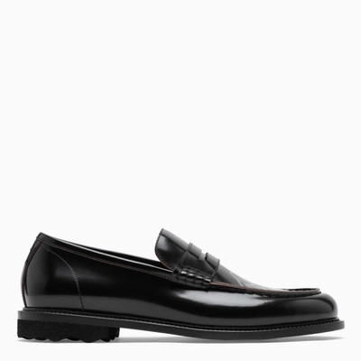 Off-white Katsu" Loafer In Black Leather"