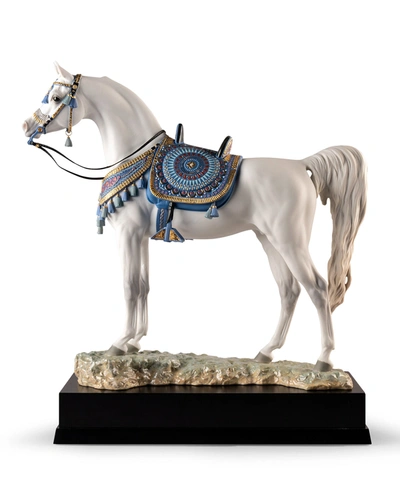 Lladrò High Porcelain Arabian Pure Breed Horse Sculpture