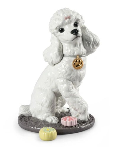 Lladrò Poodle With Mochis Figurine
