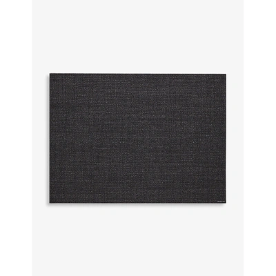 Chilewich Signature Bamboo Placemat 35cm X 48cm In Noir
