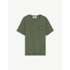 Stone Island Logo-patch Cotton-jersey T-shirt In Muschio