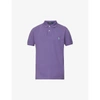 Polo Ralph Lauren Logo-embroidered Slim-fit Cotton Polo Shirt In Juneberry