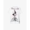 Givenchy Oversize Fit T-shirt With Gothic Prints