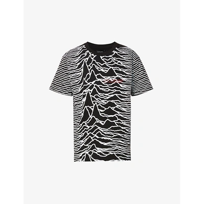 Factory Records Mens Black X Mjb - Marc Jacques Burton Joy Division Festival Cotton-jersey T-shirt M