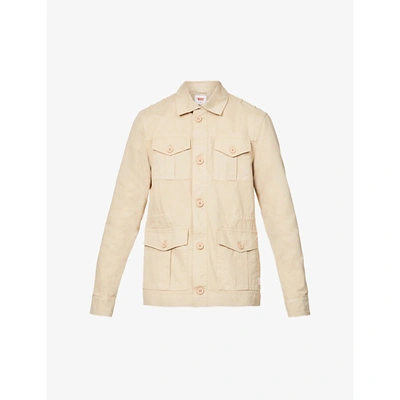 Orlebar Brown Mens Dune Gunnison Cotton-twill Jacket Field Jacket