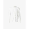 Allsaints Mens White Lovell Slim-fit Cotton Shirt Xs