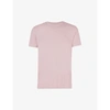 ALLSAINTS MENS ULURU PINK BRACE TONIC CREWNECK BRUSHED-COTTON T-SHIRT L,R03678087