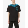 Mjb Marc Jacques Burton Contrasting Smoke Print T-shirt