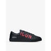 Dsquared2 Icon Low-top Lace-up Sneakers In Blk/red