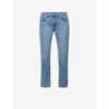 Rag & Bone Womens Brighton S Dre Straight-leg Low-rise Stretch-denim Jeans 27 In Brighton S