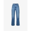 Levi's Levis Womens Multiple Dimensions 501 Straight-leg Mid-rise Jeans In Jive Together