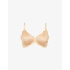 Panache Elan Underwired Stretch-satin T-shirt Bra In Nude