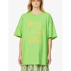 Oxfam Fergus For  X Bay Garnett Vintage Cotton-jersey T-shirt In Green