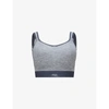 Panache Womens Charcoal Marl Non-wired Stretch-jersey Sports Bra 30f