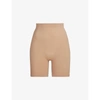 SKIMS SKIMS LADIES BEIGE MATTE KIM KARDASHIAN WEST SCULPT SHORT MID THIGH, SIZE: XXXXL/XXXXXL,R03665191