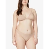 Skims Beige Fits Everybody Triangle Bra In Clay