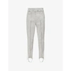 Isabel Marant Nanouli Slim-fit Mid-rise Distressed Stretch-denim Trousers
